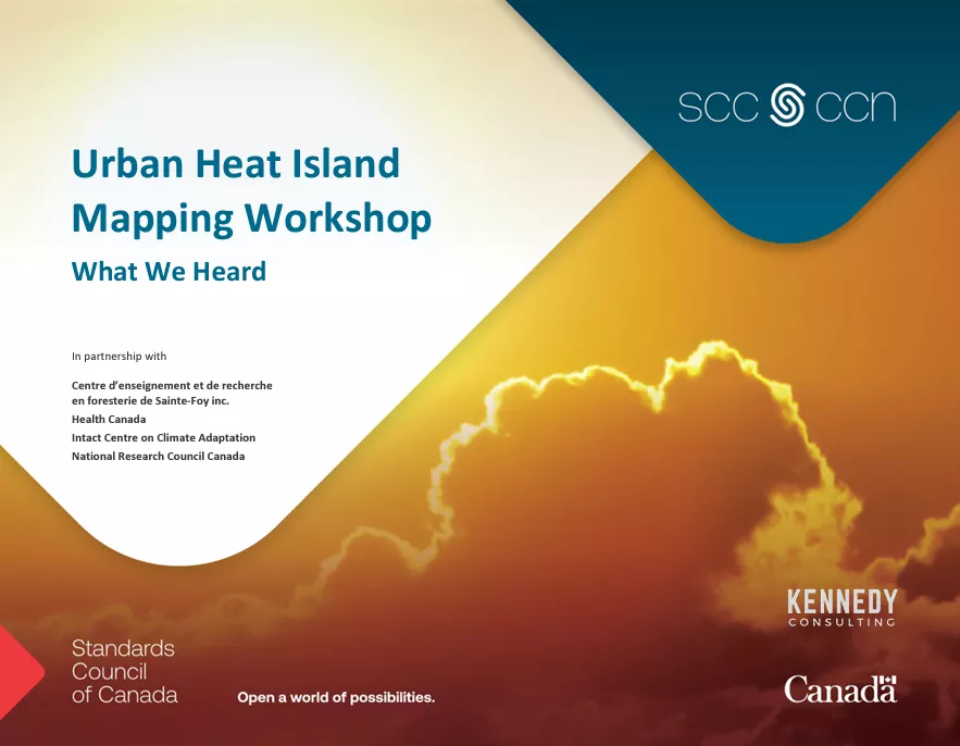 Urban Heat report cover of yellow cloud